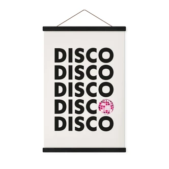 Stoffbild Retro Disco Vibes Typografie - Kerr-Dineen 