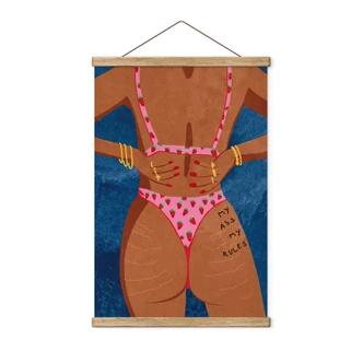 Stoffbild My ass my rules - Oltmanns 