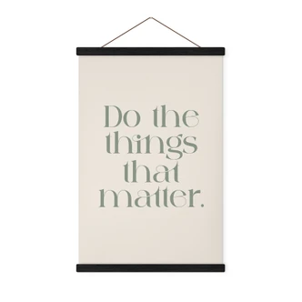 Stoffbild Do The Things That Matter - Prints by Ayleen 