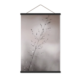 Stampe su tessuto con filo d'erba e gocce di rugiada - Sillen 