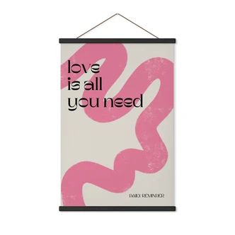 Stampe su tessuto L'amore è tutto ciò che serve - Volfova 