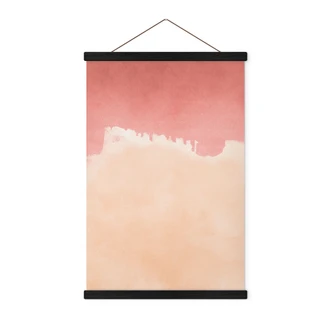 Stoffbild Pfirsichfarbener Himmel - Amini 