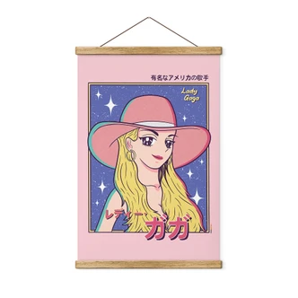 Stoffbild Anime-Girl "Lady Gaga" - Gomes 