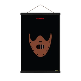 Affiche textile Inspiré du film "Hannibal" - Gomes 