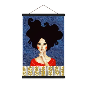 Textielposter Hülya - Quietness 