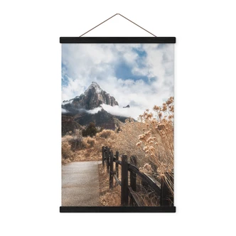 Stoffbild Der Weg zum Gipfel - Iqbal 