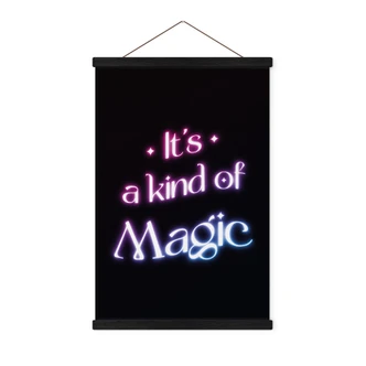 Obraz tkaniny tekst - To rodzaj magii 