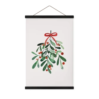 Textielposter Kristina - Mistletoe Christmas 
