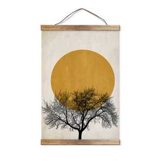 Stoffbild Kubistika - Wintermorgen - aus der LandIDEE Wohnen & Deko Kollektion 