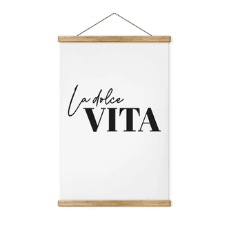 Textielposter La Dolce Vita 