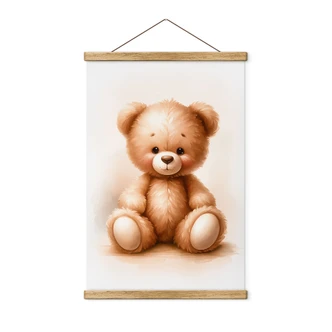 Poster tessile Piccolo orsacchiotto - Magnusson 