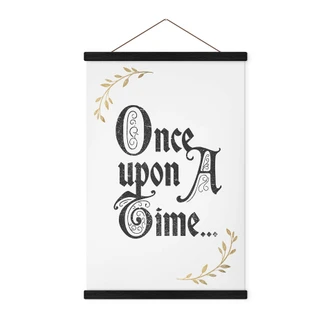 Stoffbild Once upon a time 