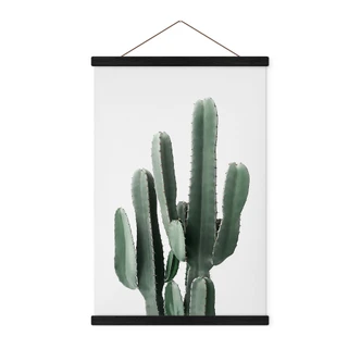 Kaktusväxt med textil poster - Sisi & Seb 
