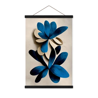 Treechild Textil poster - Blå lotus 