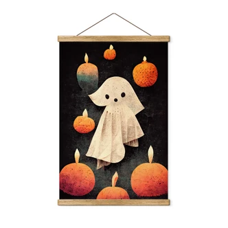 Affiche textile Treechild - Little Ghost 