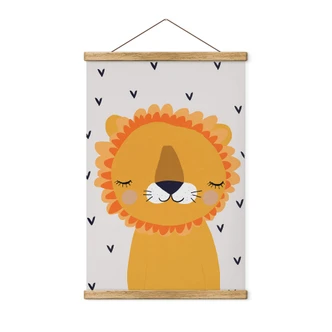 Treechild Textil poster - Lilla lejonet 