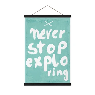 Stoffbild Treechild - Never stop exploring 