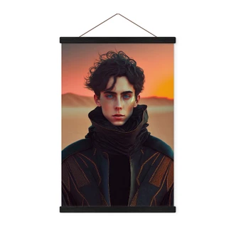 Stoffbild Paul in der Wüste - Inspiriert von Dune - Treechild 