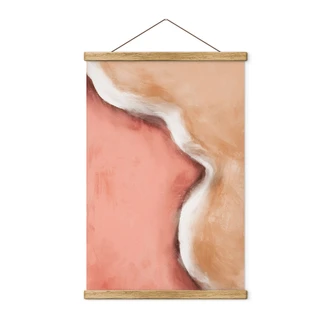 Affiche textile Vague de pêche - Treechild 
