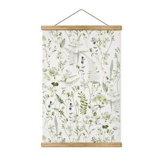 Textielposter Kruiden en wilde bloemen - UN Designs 