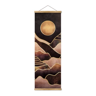 Textile poster Fredriksson - Sunset - Panorama Textile poster Fredriksson - Sunset - Panorama