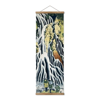 Stoffbild Hokusai - Der Kirifuri Wasserfall Stoffbild Hokusai - Der Kirifuri Wasserfall