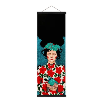 Textielposter Hülya - Bird in my Hand 