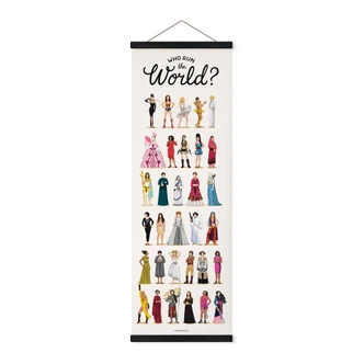 Obraz tkaniny Who Run the World - Tohmé - Panorama 