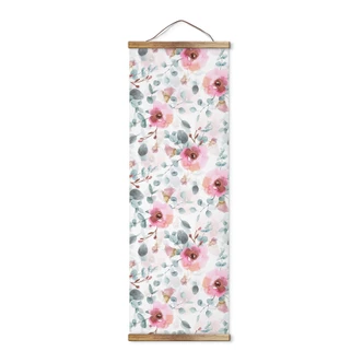 UN Designs Textil poster - Eukalyptusgrenar - Panorama 