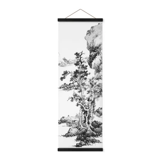 Affiche textile Ying - Divertissement de Zhi et Xu - Panorama 