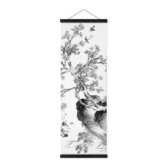 Tekstil plakat Yuan - Osmanthus træ - Panorama 