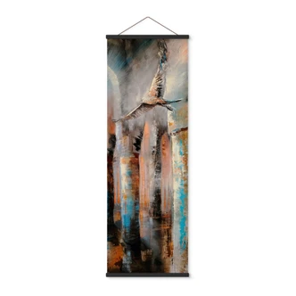 Textile poster Flight through the arcades - Schmucker - Panorama 