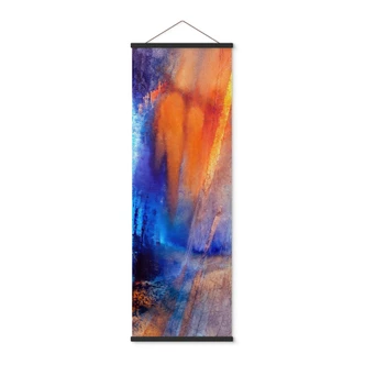 Obraz tkaniny Kontrast lodu i żaru - Schmucker - Panorama Obraz tkaniny Kontrast lodu i żaru - Schmucker - Panorama