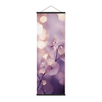 Textielposter Delicate orchidee in paars - Treechild - Panorama 