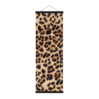 Stoffbild Wilder Leopard - Animal Print - Tunaboylu - Panorama 