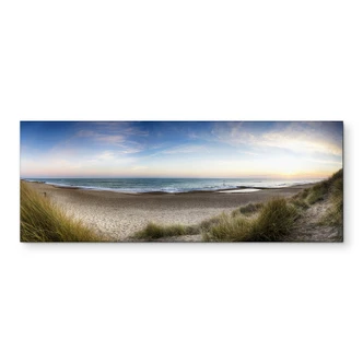 Wandbild Strandpanorama - Panorama - Alu-Dibond 