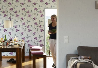 Papier peint à structure profilée A.S. Création Chicago métallique, blanc Papier peint à structure profilée A.S. Création Chicago métallique, blanc