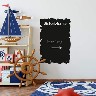 Tafelfolie Schatzkarte 