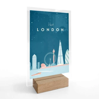 Tischaufsteller Rivers - London 