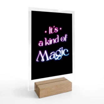 Tischaufsteller Songtext - It's a kind of magic 