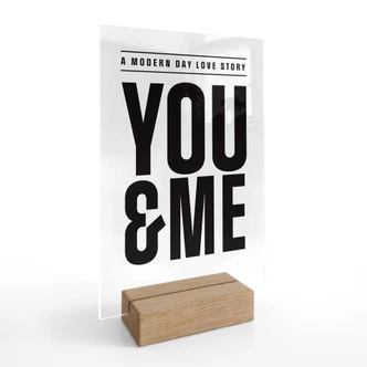 Tischaufsteller You and me - Kerr-Dineen 