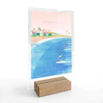 Tischaufsteller Surfen an der Küste Australiens - Rivers 