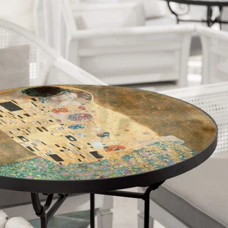 Glazen Tafelblad Klimt - de Kus 