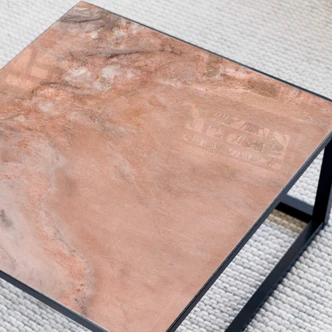 Glazen Tafelblad vierkant - Marble 06 - 60x60 cm 