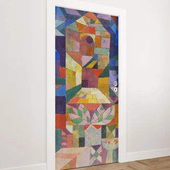 Burggarten door film - Clover - Self-adhesive door decoration Burggarten door film - Clover - Self-adhesive door decoration