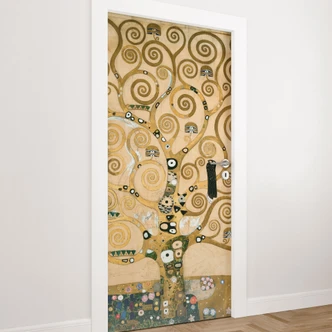 Door film The Tree of Life - Klimt - Self-adhesive door decoration Door film The Tree of Life - Klimt - Self-adhesive door decoration
