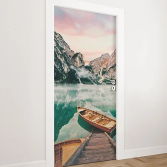 Door film Lago di Braies Door film Lago di Braies