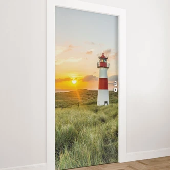 Door foil lighthouse on Sylt 