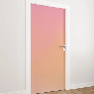 Door foil ombre raspberry ice cream - self-adhesive door decoration Door foil ombre raspberry ice cream - self-adhesive door decoration