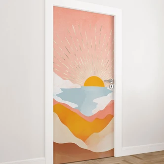 Door film summer day - SpaceFrog Designs - Self-adhesive door decoration Door film summer day - SpaceFrog Designs - Self-adhesive door decoration